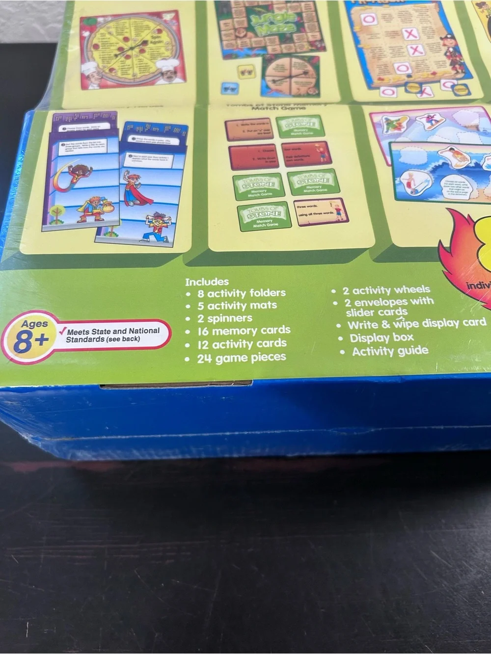 Lakeshore 8 Ready to Go Vocabulary Station File Folder Games Grade 2+ HH316 New